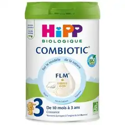 Carrefour HIPP BIOLOGIQUE Lait Croissance Combiotic FLM offre