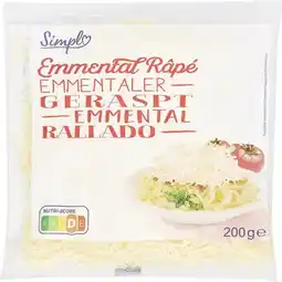 Carrefour Market SIMPL Emmental râpé offre