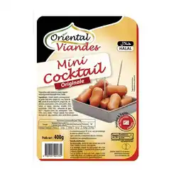 Carrefour Market ORIENTAL VIANDES Mini saucisses cocktails à l'orientale Halal offre