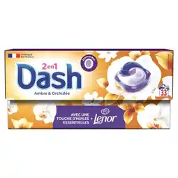 Carrefour DASH Lessives capsules 2 en 1 offre