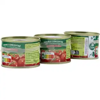 Carrefour Market CARREFOUR CLASSIC' Double concentré de tomates offre