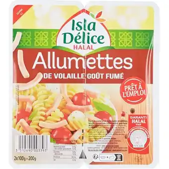 Carrefour Market ISLA DÉLICE Allumettes de poulet fumé Halal offre