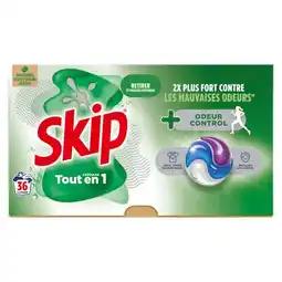 Carrefour SKIP Lessive en capsules Tout en 1 offre