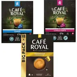 Carrefour Market CAFÉ ROYAL *HORS GAMME CYRIL LIGNAC SUR TOUTES LES CAPSULES COMPATIBLES NESPRESSO offre