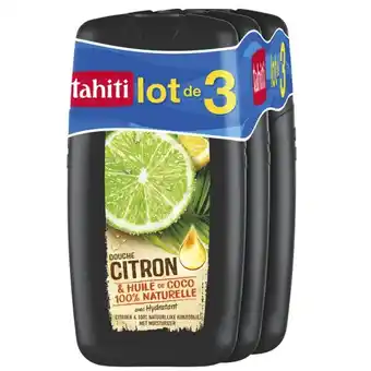 Carrefour TAHITI Gel douche lot de 3 offre