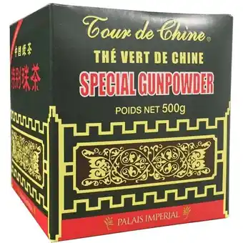 Carrefour Market TOUR DE CHINE Thé vert de Chine Gunpowder offre