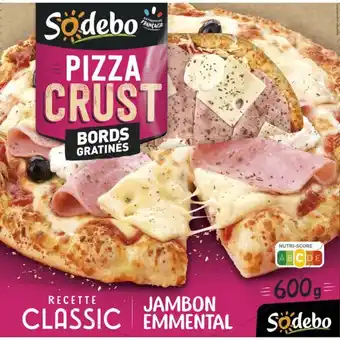 Carrefour Market SODEBO Pizza Crust bords gratinés offre