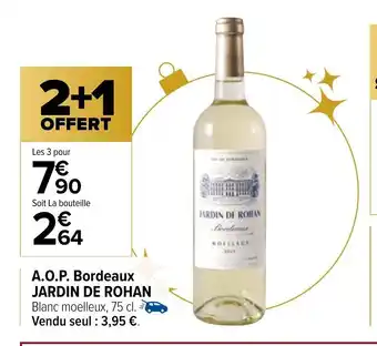 Carrefour A.O.P. Bordeaux Jardin De Rohan offre
