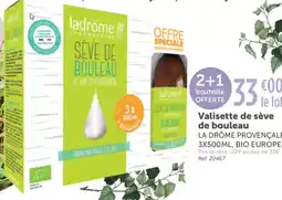 L'Eau Vive Valisette de sève de bouleau offre