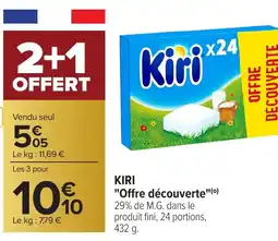 Carrefour KIRI "Offre découverte " offre