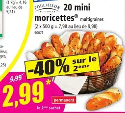 Norma Poulaillon Boulanger 20 mini moricettes offre