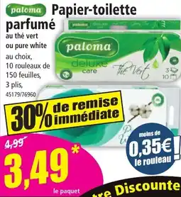 Norma Paloma Papier-toilette parfumé offre