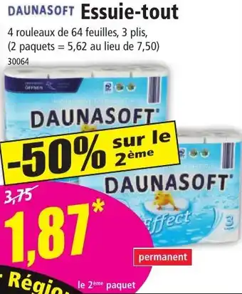 Norma Daunasoft Essuie-tout offre