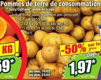 Norma Pommes de terre de consommation offre