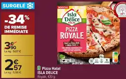 Carrefour ISLA DELICE Pizza Halal offre