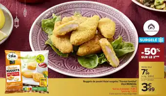 Carrefour ISLA MONDIAL Nuggets de poulet Halal surgelés "Format familial" offre