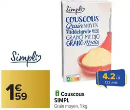 Carrefour SIMPL Couscous offre