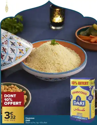 Carrefour DARI Couscous offre