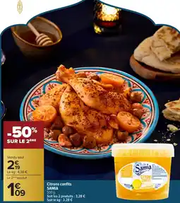 Carrefour SAMIA Citrons confits offre