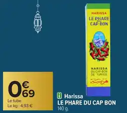 Carrefour LE PHARE DU CAP BON Harissa offre