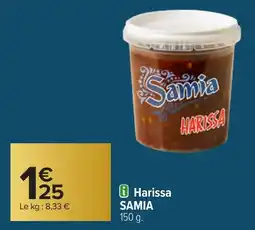 Carrefour SAMIA Harissa offre