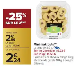 Carrefour Mini makrouts offre