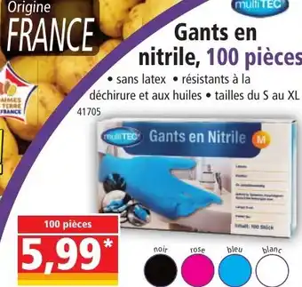 Norma Gants en nitrile offre