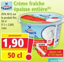 Norma Crème fraîche épaisse entière offre