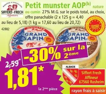 Norma Petit munster AOP offre