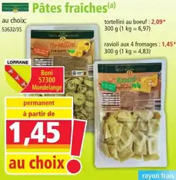 Norma Pâtes fraîches offre