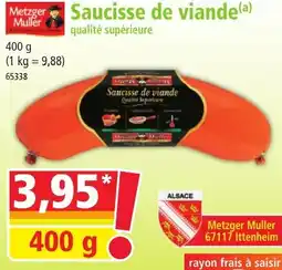 Norma Saucisse de viande offre