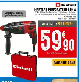 Brico Cash EINHELL Marteau perforateur 620 w offre