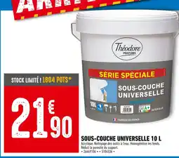 Brico Cash Théodore Peintures Sous-couche universelle 10 l offre