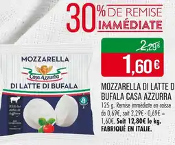 Match CASA AZZURRA Mozzarella di latte di bufala offre