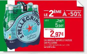 Match SAN PELLEGRINO Eau minérale naturelle gazeuse offre