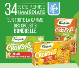 Match Bonduelle 34% de remise immédiate sur toute la gamme des croustis Bonduelle offre