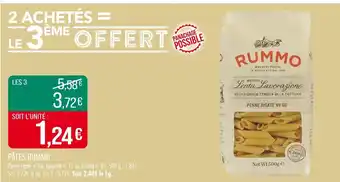 Match RUMMO Pâtes offre