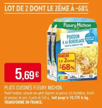 Match FLEURY MICHON Plats cuisinés fleury michon offre