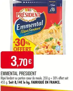 Match Président Emmental offre