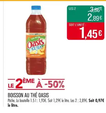 Match OASIS Boisson au thé offre