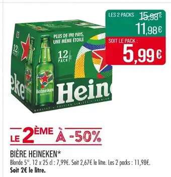 Match HEINEKEN Bière offre