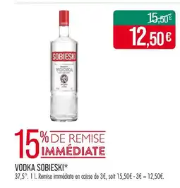 Match Vodka sobieski offre