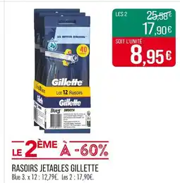 Match Gillette Rasoirs jetables offre