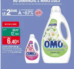 Match OMO Lessive liquide offre