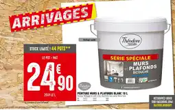 Batkor Théodore Peintures Peinture Murs & Plafonds Blanc 10L offre