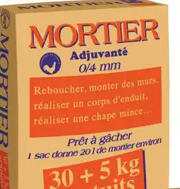 Batkor Mortier 30 kg + 5 kg gratuits offre