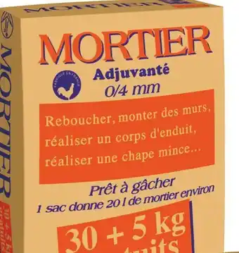 Batkor Mortier 30 kg + 5 kg gratuits offre