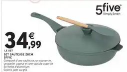 Intermarché 5FIVE Set sauteuse 28cm offre