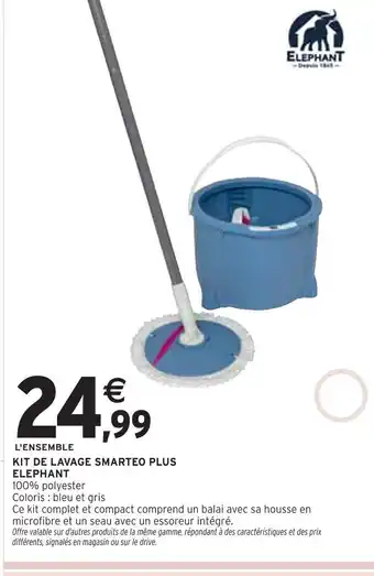 Intermarché ELEPHANT Kit de lavage smarteo plus offre