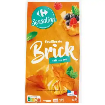 Carrefour CARREFOUR SENSATION Feuilles de brick offre